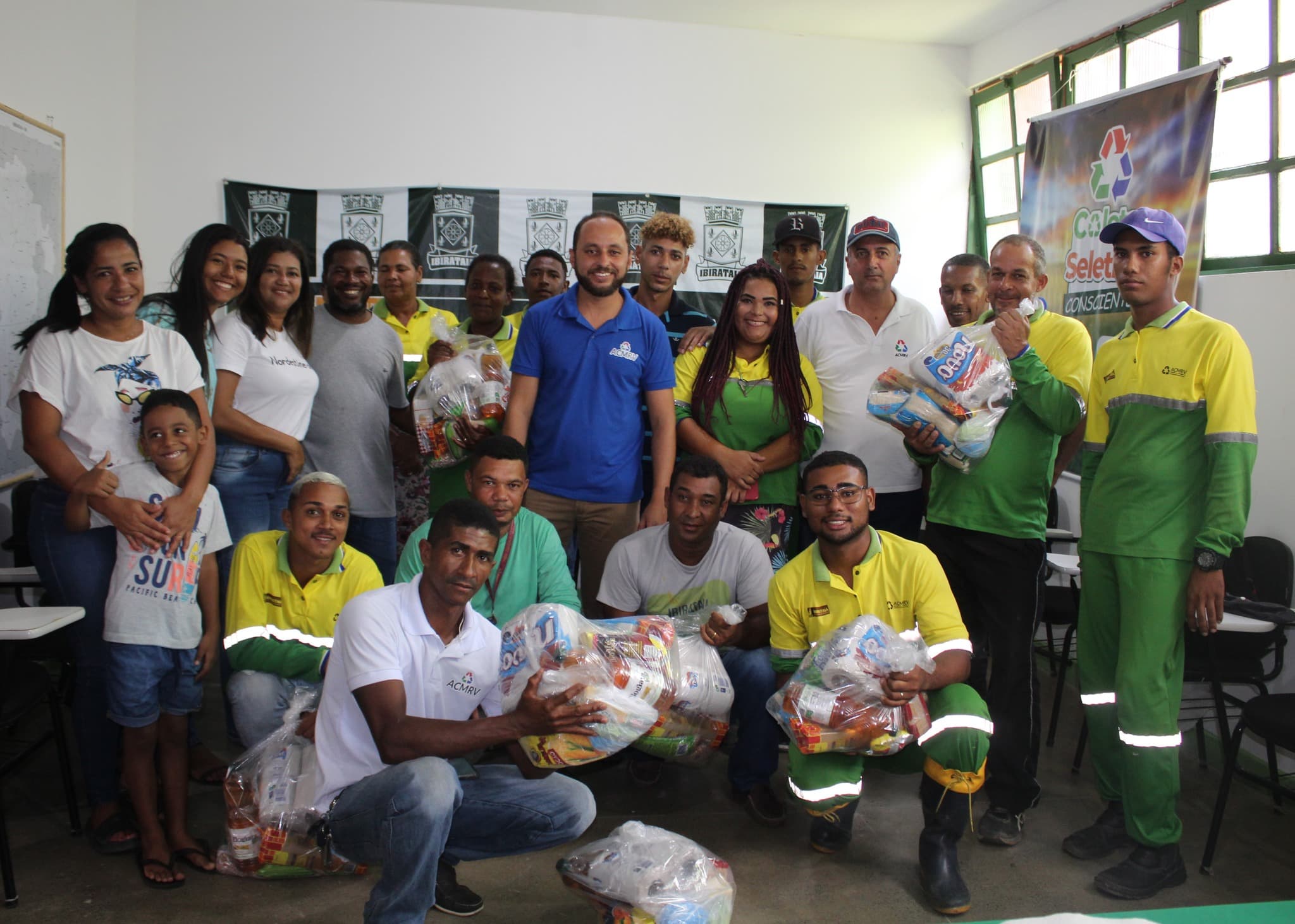 Associação de Catadores de Materiais de Recicláveis do Vale, reuniu os catadores da Coleta Seletiva para avaliação do 1º trimestre