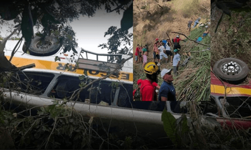 Ônibus capota em ribanceira e mata 23 passageiros, incluindo uma grávida, em Alagoas