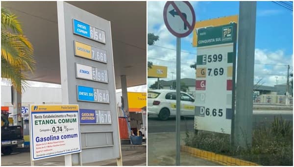 Gasolina em Vitória da Conquista baixou, teve queda de R$ 0,30 nas bombas