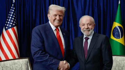 Foto de Lula e Trump alcança recorde de visualizações nas redes sociais