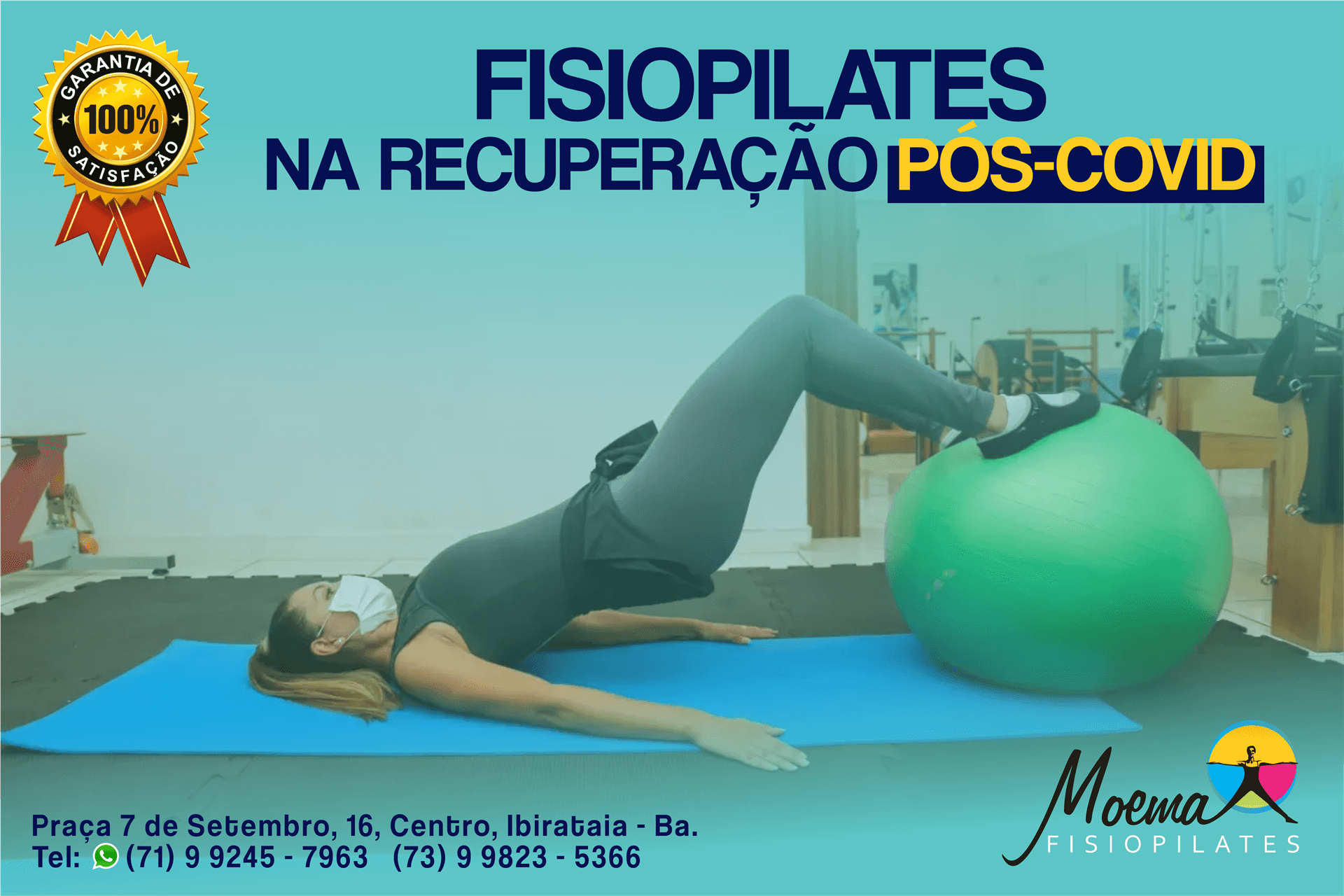 Fisiopilates na recuperação pós-covid | Moema Fisiopilates