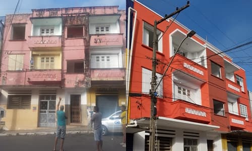 Ibirataia: Prédio histórico ganha Nova Vida com Restauração Visual