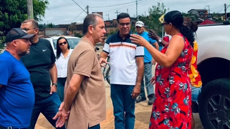 Ibirataia: Prefeito Sandro Futuca acompanha obras e serviços em diversos pontos do município