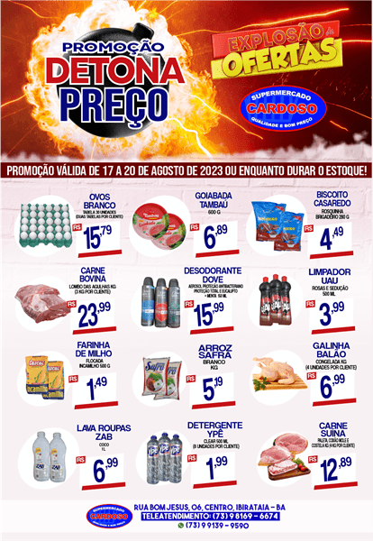Promoção: Detona Preço no Supermercado Cardoso