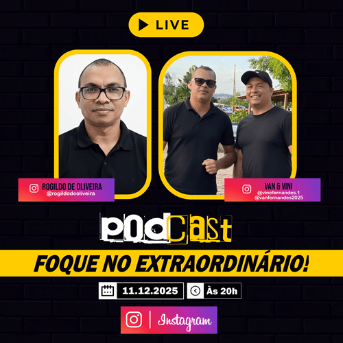 Ibirataia: Podcast “Foque no Extraordinário” recebe Van & Vini em live especial repleta de música, histórias e inspiração