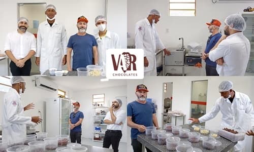 Ibirataia: Pré-candidato a prefeito Elisio do Coal visita a renomada fábrica VAR Chocolates