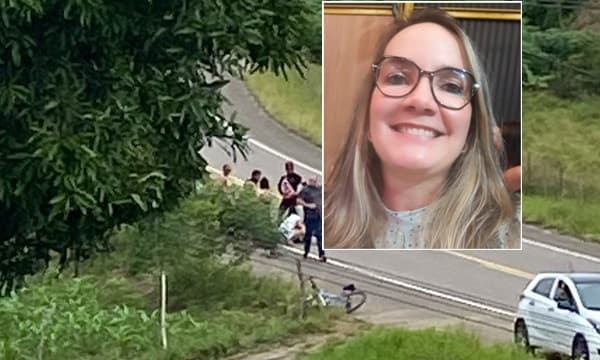 Professora de 45 anos cai de bicicleta bate cabeça no asfalto e morre no hospital
