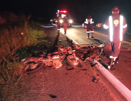 Ipiaú: Colisão frontal entre motocicletas deixa dois mortos na BR-330