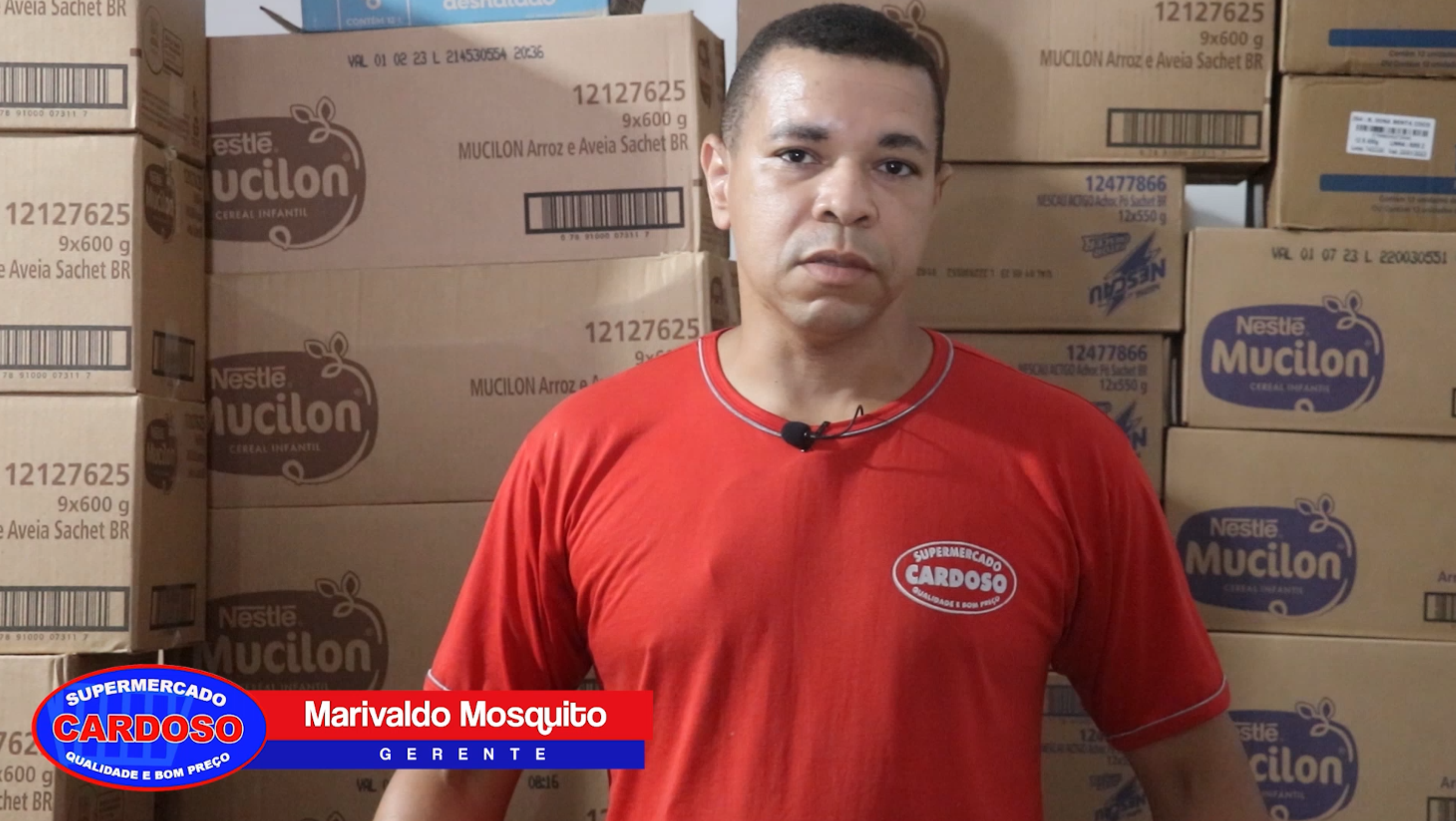 COMEMORAÇÃO AOS 20 ANOS DO SUPERMERCADO CARDOSO | DEPOIMENTO Marivaldo | Funcionário de muitos anos!