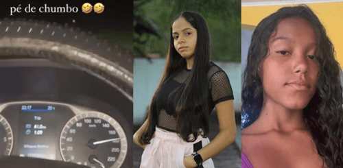 Veículo envolvido em tragédia transitando a 180km/h; pick-up era conduzida por adolescente