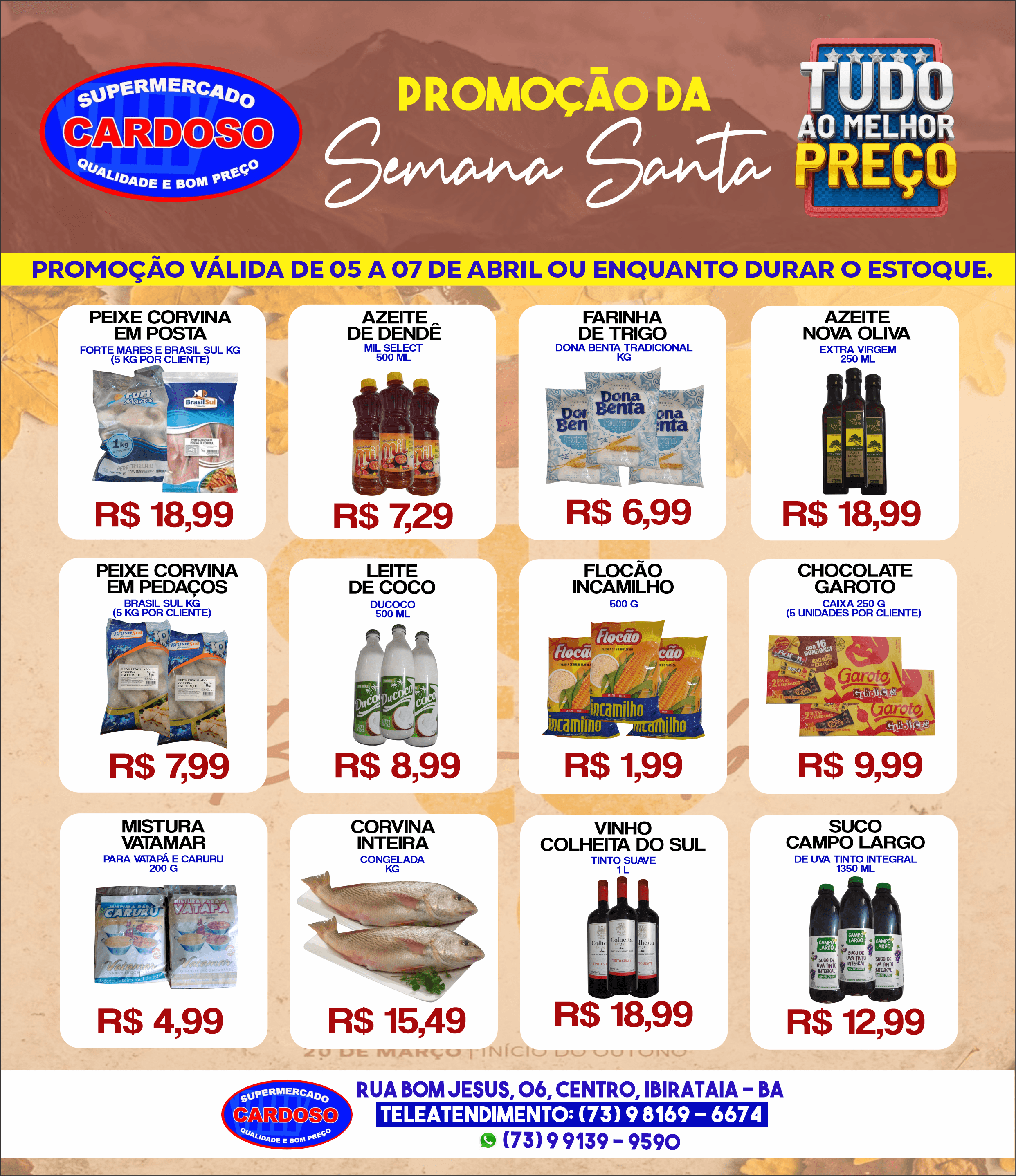 Promoção da Semana Santa