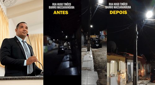 Ibirataia:  Vereador Hueris da Pax agradece  Secretaria de Infraestrutura por troca de lâmpadas