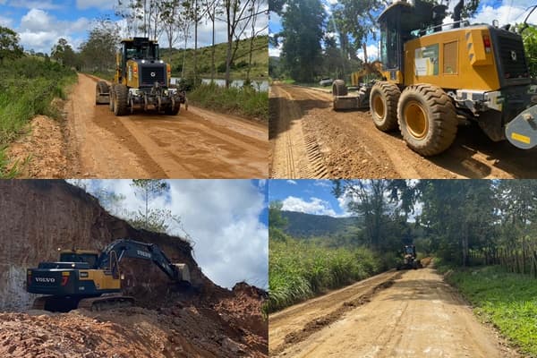 Prefeitura de Ibirataia realiza patrolamento e cascalhamento nas estradas rurais da Região das Três Barras; assista o vídeo