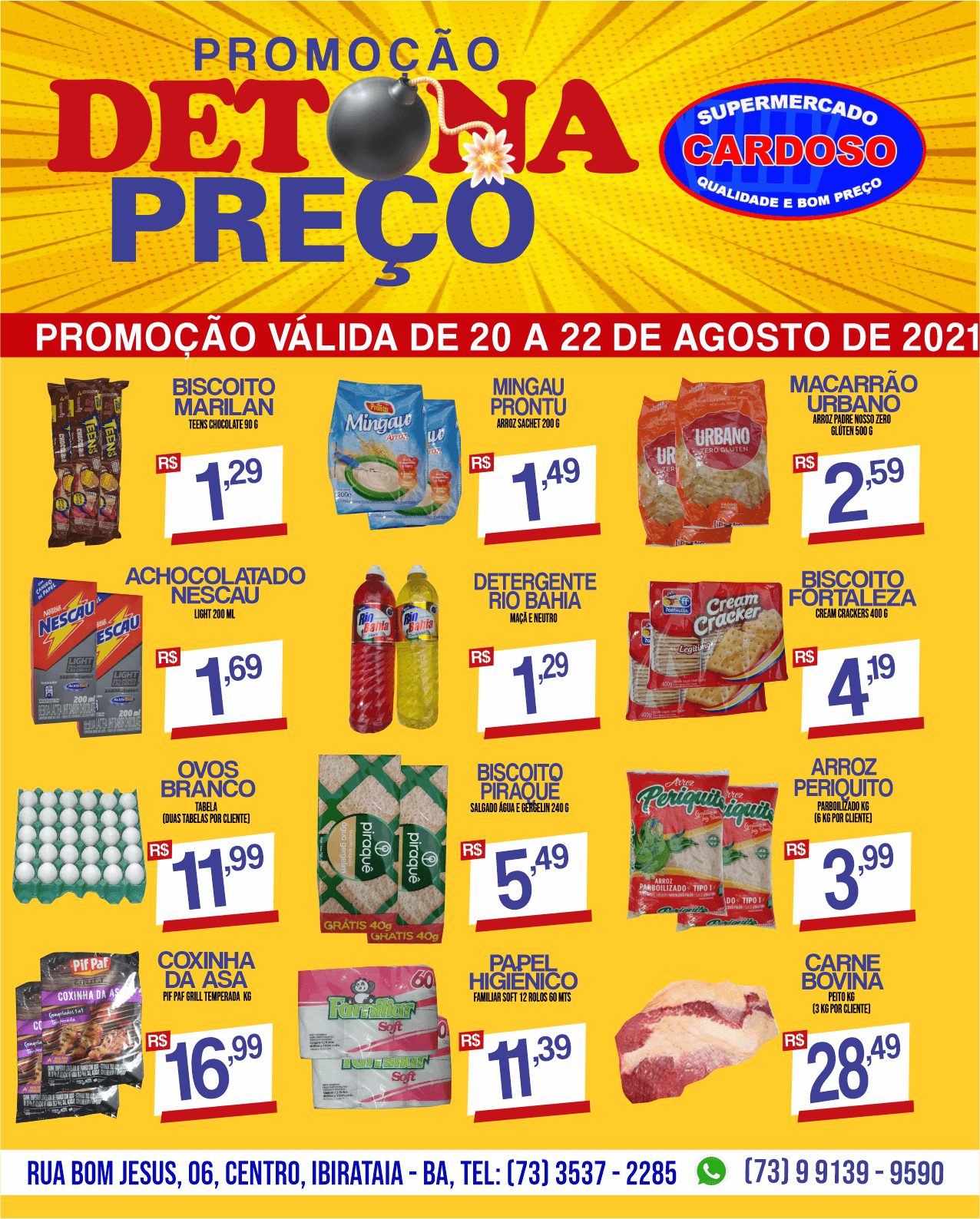 DETONA PREÇO NO SUPERMERCADO CARDOSO