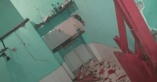 Bar fica destruído após ser alvo de bomba na Bahia