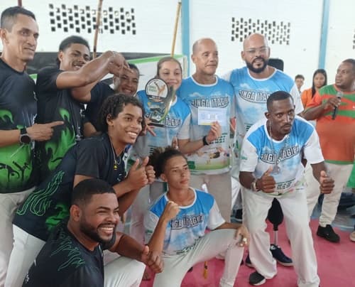 Contramestre Busca Longe agradece apoio de Sandro Futuca à capoeira infantojuvenil