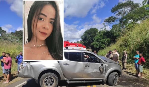 Garota de 25 anos morre em grave acidente na rodovia Ipiaú-Ibirataia