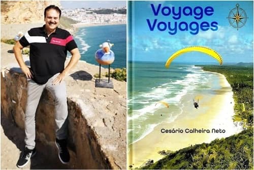 Cesário Calheira Neto estreia na literatura com livro de crônicas sobre viagens e experiências