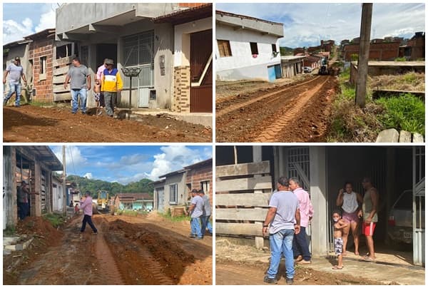 Ibirataia: Secretário de Governo Valdo Silva visita bairro Ponto Chic 2