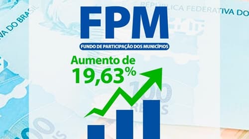 Municípios brasileiros recebem R$ 6,1 bilhões do FPM em outubro