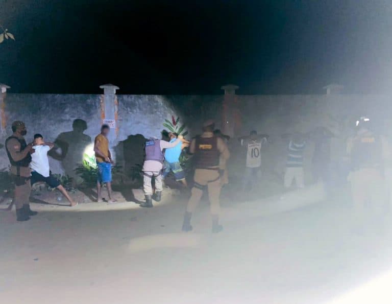 PM encerra evento com aglomeração em Ipiaú e conduz proprietário de boteco até a delegacia