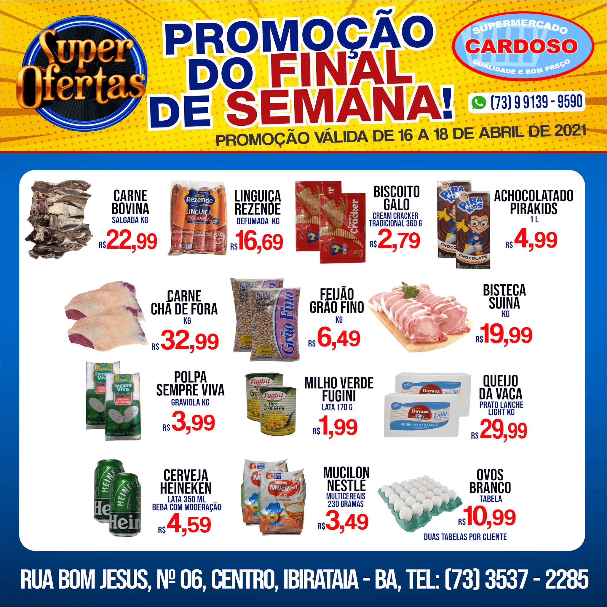 PROMOÇÃO DO FINAL DE SEMANA | SUPERMERCADO CARDOSO