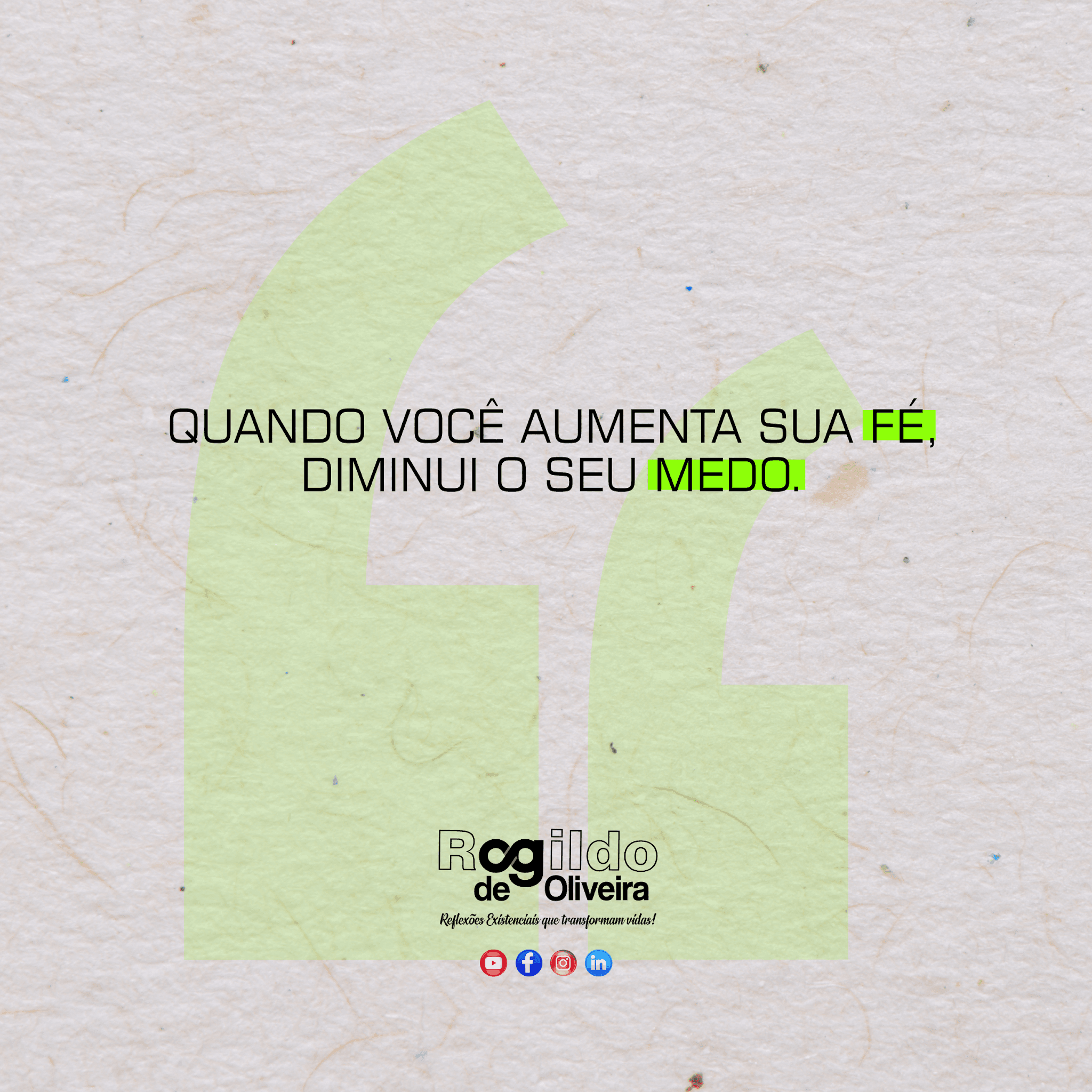 Reflexão do Dia