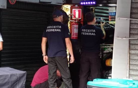 Receita Federal realiza megaoperação de combate à pirataria no Feiraguai
