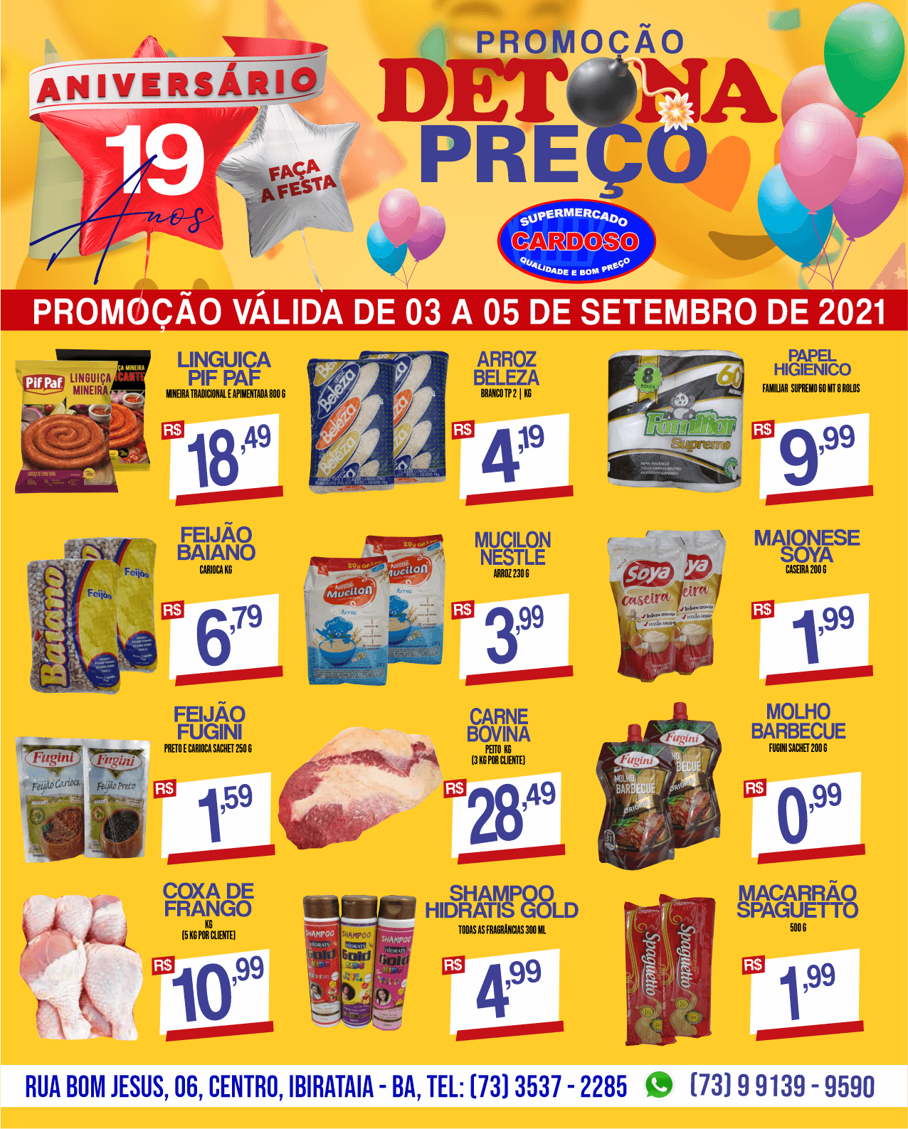 DETONA PREÇO NO SUPERMERCADO CARDOSO