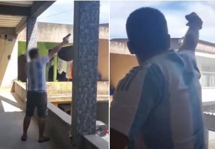 Cigano é preso em Camaçari após rajada de tiros celebrando título da Argentina