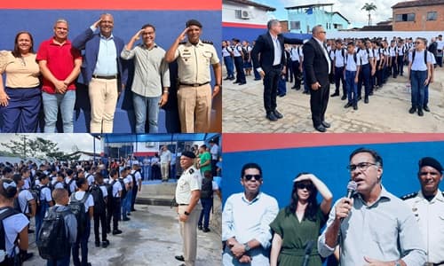 Ibirataia: Prefeitura inaugura a Unidade de Ensino Cívico-Militar com gestão compartilhada no Colégio José Firmino da Silva