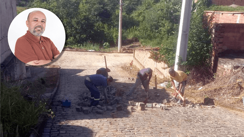 Ibirataia: Prefeito atende pedido do vereador Márcio Fatel e inicia recuperação de rua danificada pelas chuvas