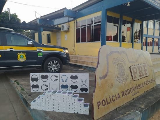 PRF apreende na Chapada Diamantina carga de iPhones avaliada em R$ 1 milhão