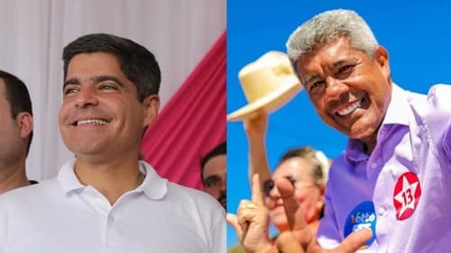 Pesquisa Quaest aponta empate técnico entre ACM Neto e Jerônimo Rodrigues na Bahia