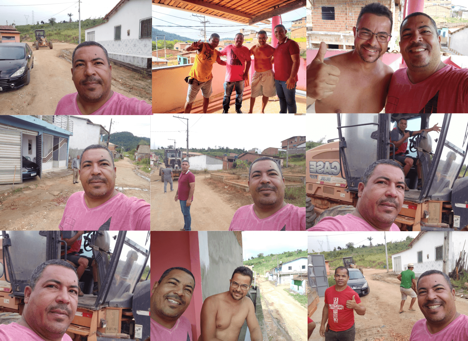 Vereador Marcos de Manoel vistoria patrolamento no bairro Ponto Chic II