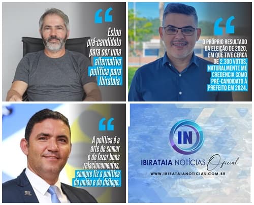 Ibirataia: Apenas três pré-candidatos a prefeito participaram da entrevista ao Ibirataia Notícias