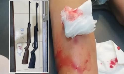 Homem atira em criança de 10 anos enquanto jogava bola