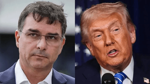 Trump convida Flávio Bolsonaro para visita à Casa Branca em meio a polêmica sobre filme