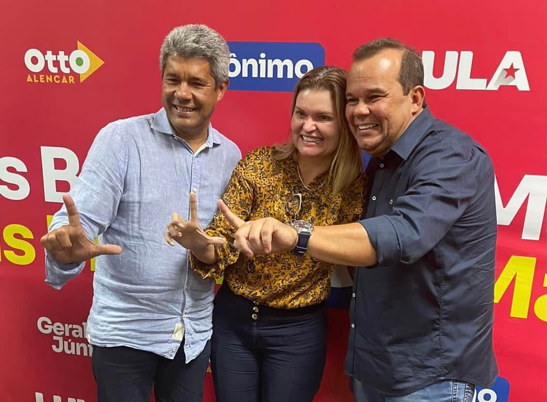 Prefeita Ana Cléia do PSD declara apoio a Jerônimo Rodrigues, pré-candidato do PT ao Governo da Bahia