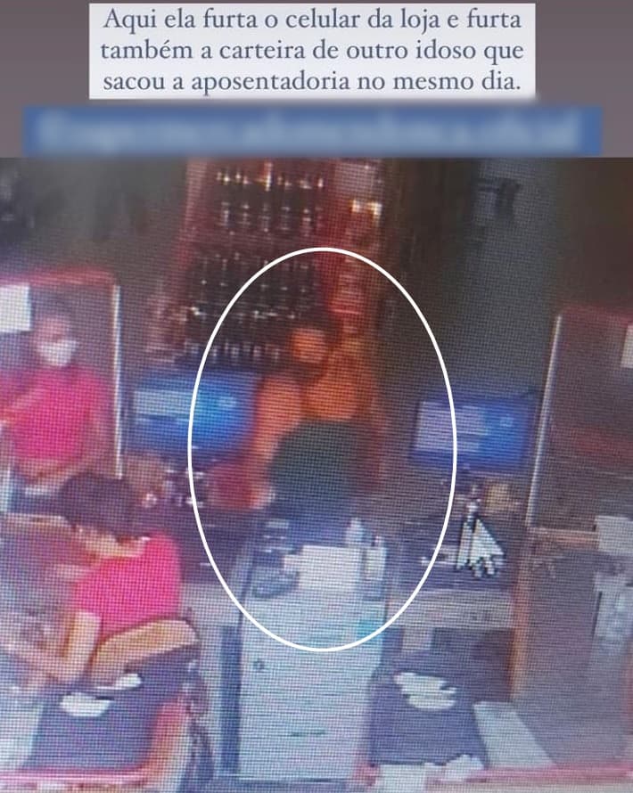 Mulher gordinha mascarada volta a roubar idosos