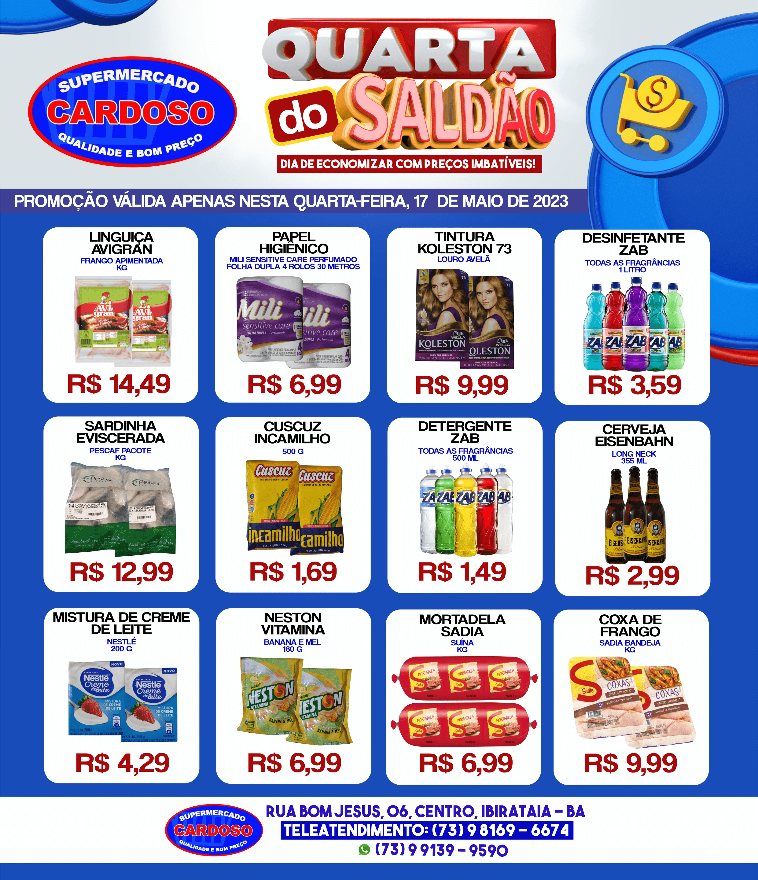 Promoção | Quarta do Saldão no Supermercado Cardoso