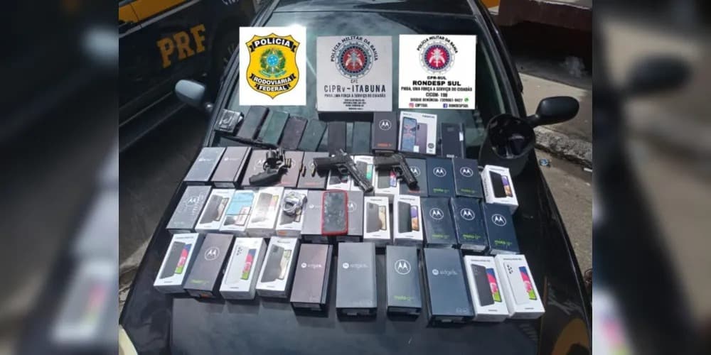 Ação recupera 37 celulares roubados em Ilhéus
