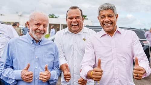 Ao lado de Lula, Geraldo Júnior reforça a importância da parceria Bahia-Brasil