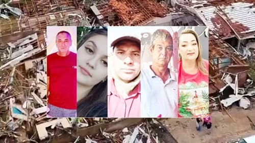 Tornado causa destruição e deixa seis mortos no Paraná