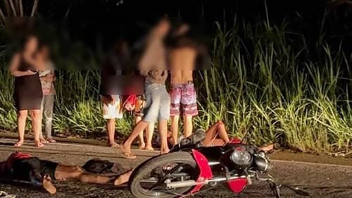 Ipiaú: Motociclista sofre fratura no crânio após acidente em redutor de velocidade na BR-330