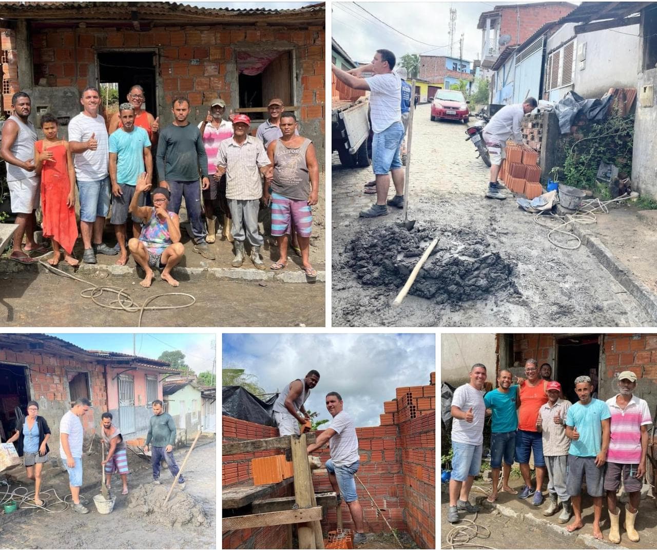 Projeto "Construção Solidária entre Amigos" do Vice Prefeito Juca Muniz leva benefícios às famílias carentes de Ibirataia