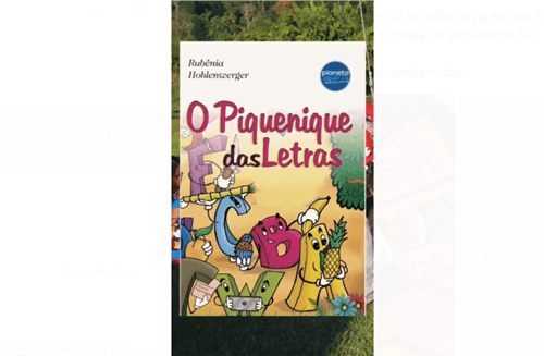 Vídeo: O meu segundo livro, ‘O Piquenique das Letras’, já é uma realidade! | Rubenia Santana Hohlenwerger Galvão