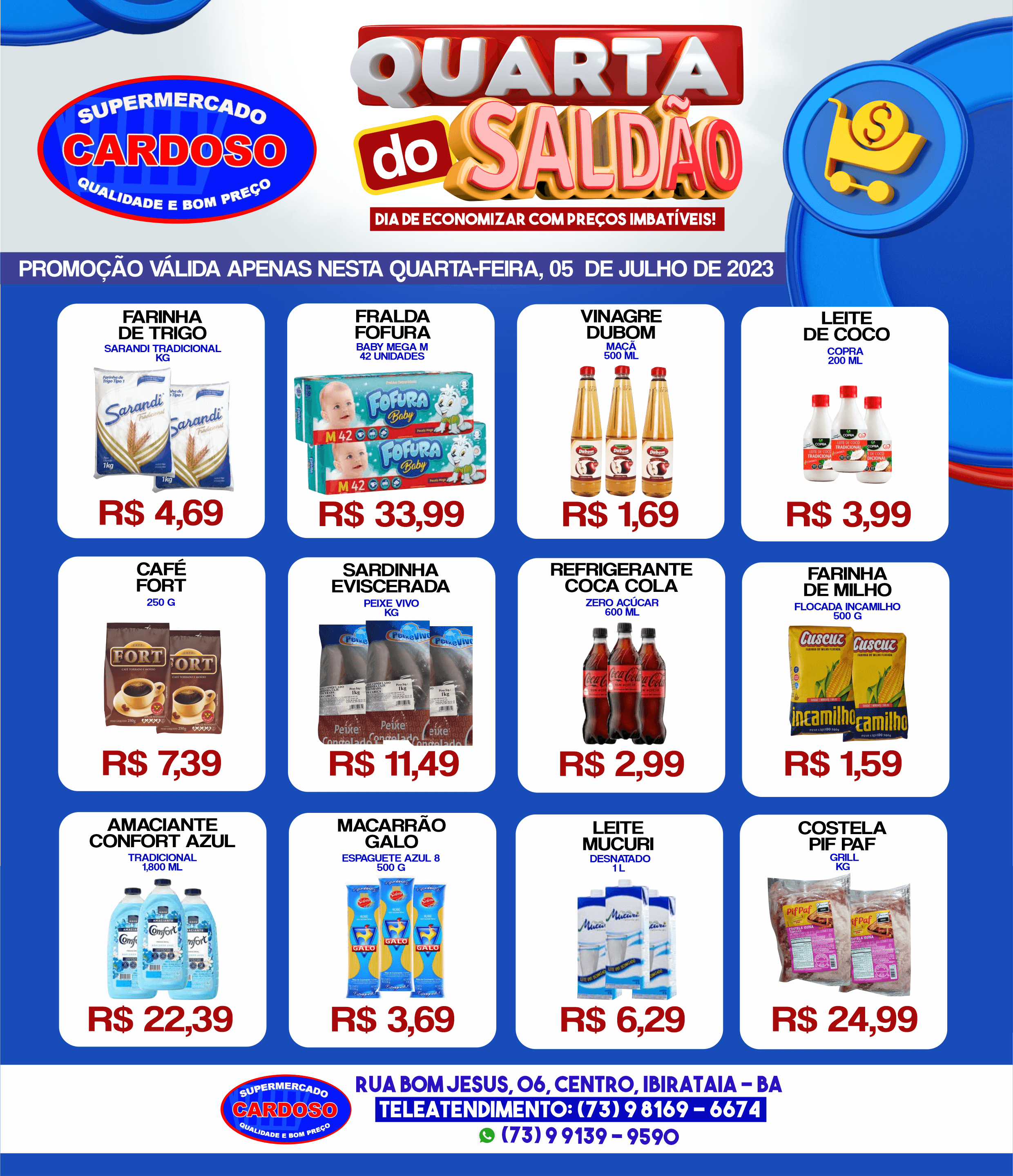 Promoção: Quarta do Saldão do Supermercado Cardoso