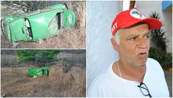 Professor morre ao capotar fusca na BA-265