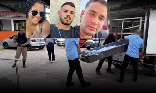 Homem armado invade quarto de pousada, mata a ex-companheira, o namorado dela e se suicida